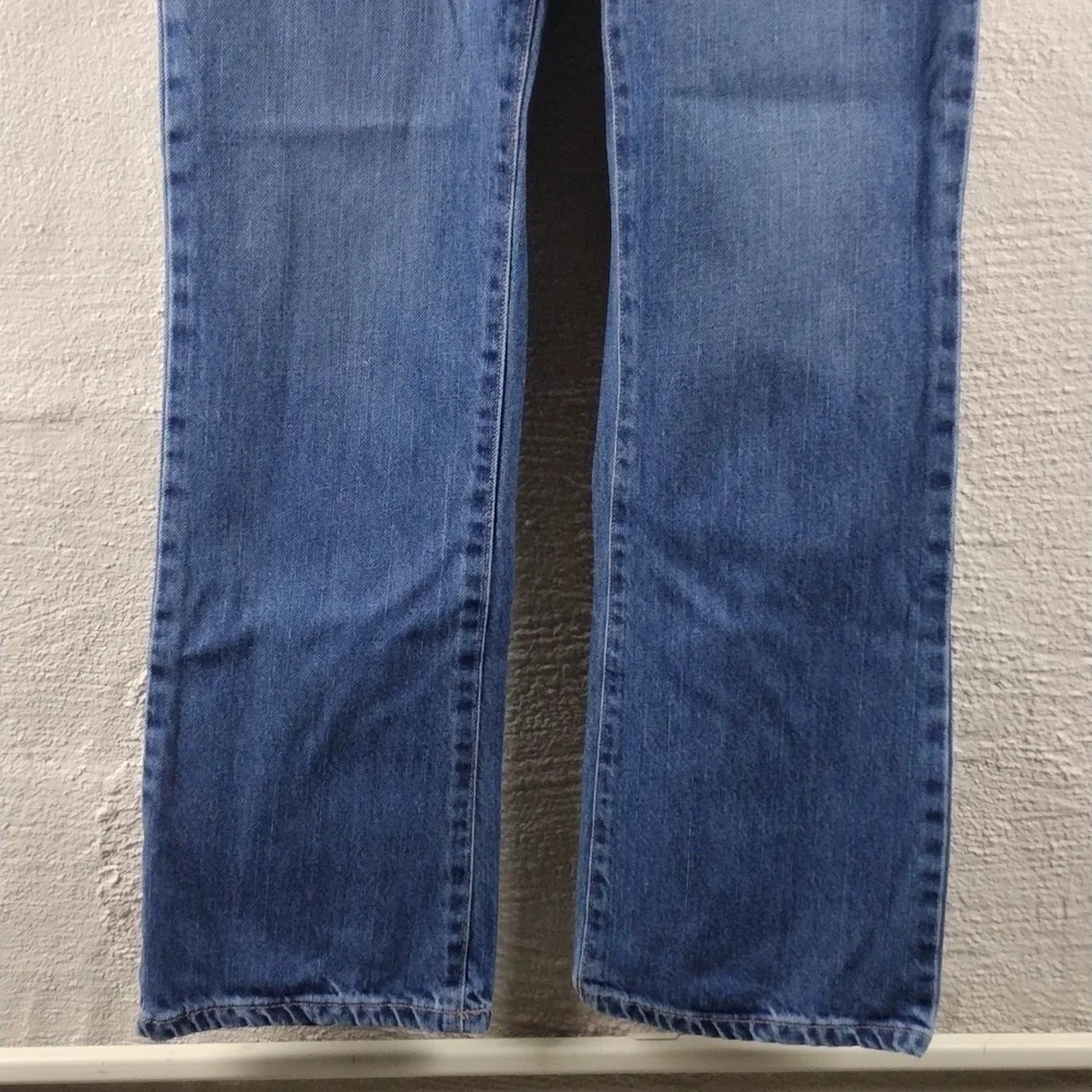 Children's Place Dark Medium Wash Five Pocket Mid Rise Boot Cut Denim Jean